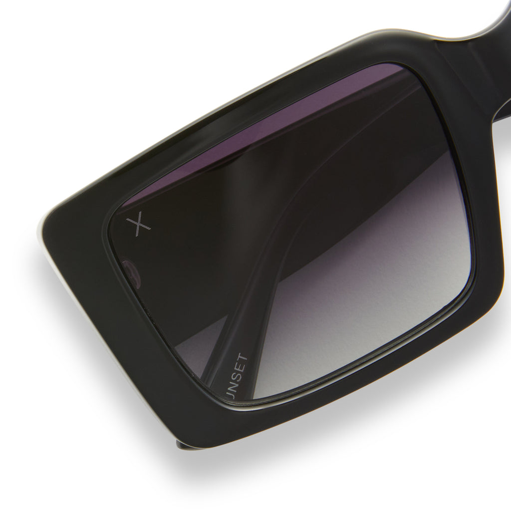 gradient grey Dime black - sunset sunglasses Optics polarized – +