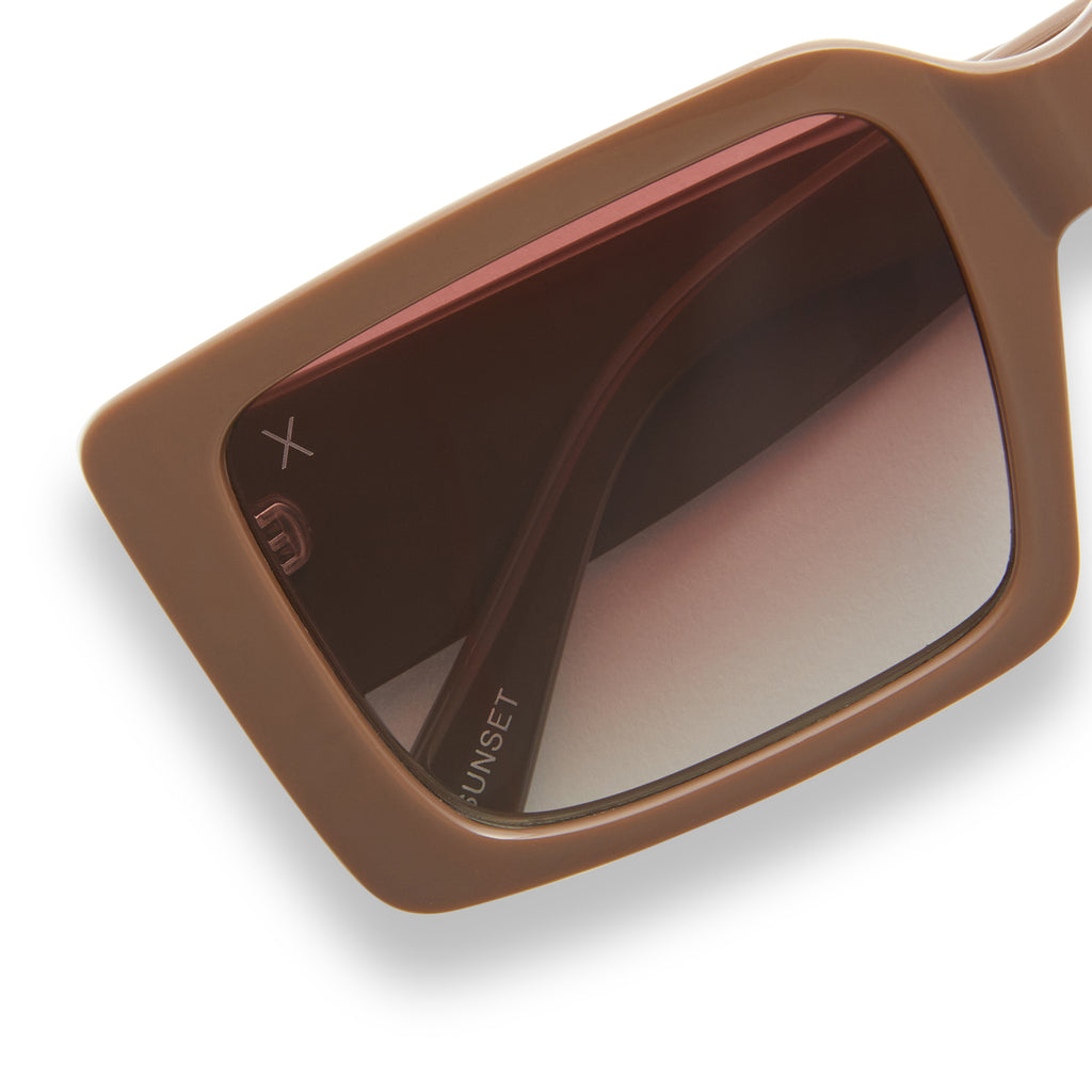 sunset - brown + brown gradient polarized sunglasses